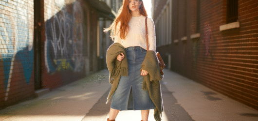 15 Stylish Ways to Wear Your Denim Skirt for Fall